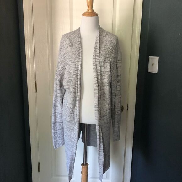 NIC + ZOE light gray sweater duster - Picture 1 of 7